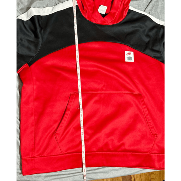 Nike Therma FIT Pullover Training Hoodie Men's Red Black DQ5836 657 Sz 2XL - Picture 8 of 9
